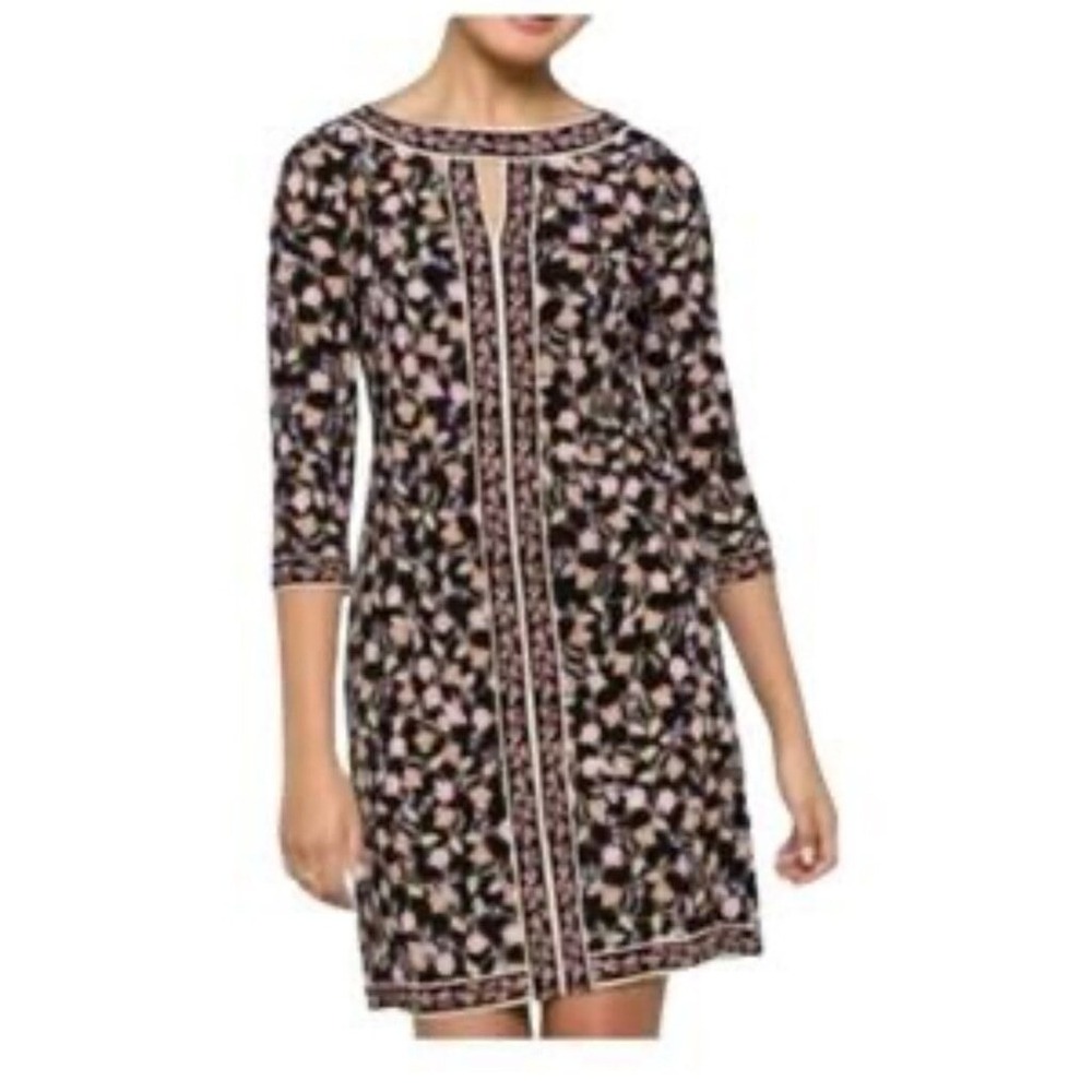 Wisp NWT Marnie knit shift dress floral size 4
